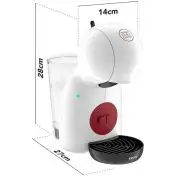 KRUPS Piccolo XS KP1A31 Macchina da Caffè Espresso Semiautomatica Dolce Gusto Bianco