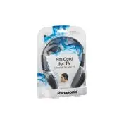 Panasonic RP-HT090E Cablato Cuffie A Padiglione MUSICA Nero, Grigio