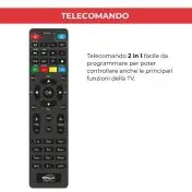 Digiquest Microsat Retro TV Decoder Satellitare Tivùsat 