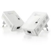 TELE System P-link 0.2 500 Mbit/s Collegamento ethernet LAN Bianco 2 pz