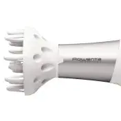 Rowenta CV5090F0 Powerline+ Asciugacapelli con Diffusore e Generatore di Ioni, Asciugatura Veloce, 2300 W, Argento/Bianco
