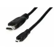 nuovaVideosuono HDMI-micro HDMI 1.5m M-M cavo HDMI 1,5 m HDMI tipo A (Standard) HDMI tipo D (Micro) Nero