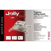 G.B.S. Elettronica P-3025 supporto per proiettore Soffitto Argento