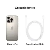 Apple iPhone 16 Pro Max 256GB Chip A18 Pro Titanio Naturale
