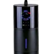 DCG Eltronic Ventilatore con umidificatore nero 40cm timer telecomando e potenza regolabile
