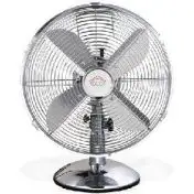 DCG Eltronic VE1612 SS ventilatore Cromo, Argento