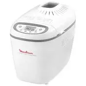 Moulinex OW6101 Home Bread Baguette Macchina del Pane con 16 Programmi Preimpostati, Capacità Extra fino a 1.5 kg,1650 W, 3 velocità, Bianco