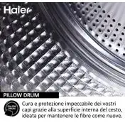 Haier HW80-BP14929A-S lavatrice Caricamento frontale 8 kg 1400 Giri/min Bianco
