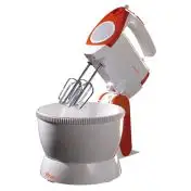 Ariete 1565/1 Sbattitore con base 300 W Rosso, Bianco