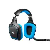 Logitech G G430 Auricolare Cablato A Padiglione Giocare Nero, Blu