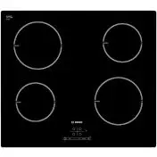 Bosch Serie 4 PIA611B68J piano cottura Nero Da incasso Piano cottura a induzione 4 Fornello(i)