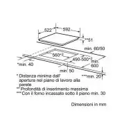 Bosch Serie 4 PIA611B68J piano cottura Nero Da incasso Piano cottura a induzione 4 Fornello(i)