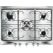 Smeg SR275X piano cottura Acciaio inossidabile Da incasso Gas 5 Fornello(i)