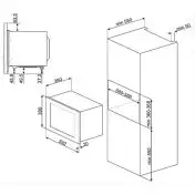 Smeg MI20X-1 Forno a Microonde Da incasso 20 L 800 W Acciaio inossidabile