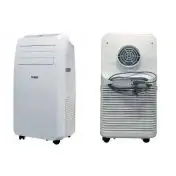 HAIER AM09AA1TAA Condizionatore Portatile 9000 Btu/h con Telecomando e Funzione Timer Bianco