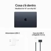Apple MacBook Air 15" M2 8-core CPU 10-core GPU 256GB Mezzanotte