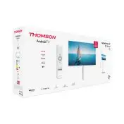 Thomson GO TV 32HA4M44 Televisione Smart TV 32 Pollici Led Portatile con ruote e batteria integrata Bianco