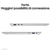 Samsung Galaxy Book2 Pro SE Intel Core Ultra 7 155H Computer portatile 39,6 cm (15.6") Full HD 16 GB LPDDR5x-SDRAM 512 GB Wi-Fi 6E (802.11ax) Argento