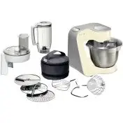 Bosch MUM54920 robot da cucina 900 W 3,9 L Acciaio inossidabile, Bianco