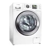 Samsung WD906P4SAWQ/ET lavasciuga Libera installazione Caricamento frontale Grigio, Bianco
