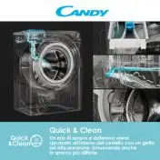 Candy RapidÓ PRO RP 6106BWMR8-S lavatrice Caricamento frontale 10 kg 1600 Giri/min Bianco