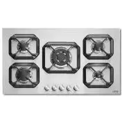 Lofra HLS9A0 Piano Cottura Stainless steel Da incasso Gas 5 Fornello(i)