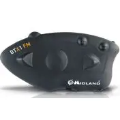 Midland BTX1 FM interfono da moto Nero