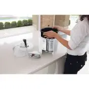 De’Longhi F26237.W1 Singolo Indipendente 1800 W Friggitrice Argento, Bianco