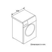 Bosch WAW24549IT lavatrice Caricamento frontale 9 kg 1200 Giri/min Bianco