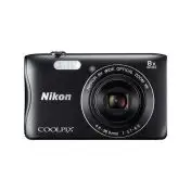 Nikon COOLPIX S3700 1/2.3" Fotocamera compatta 20,1 MP CCD 5152 x 3864 Pixel Nero