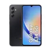 Samsung Galaxy A34 5G Display FHD+ Super AMOLED 6.6”, Android 13, 8GB RAM, 256GB, Doppia SIM, Batteria 5.000 mAh, Awesome Graphite