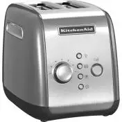 KitchenAid 5KMT221 2 fetta/e 1100 W Argento, Acciaio inossidabile