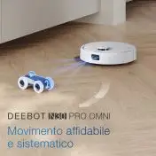 Ecovacs Deebot N30 Pro Omni 0,35 L Robot Aspirapolvere Senza sacchetto Bianco
