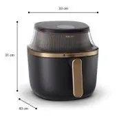 Philips 3000 series NA332/00 Airfryer 6.2L, Friggitrice ad aria 16 in 1 App ricettario