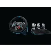Logitech G G29 Driving Force Nero USB 2.0 Sterzo + Pedali Analogico Playstation 3, PlayStation 4
