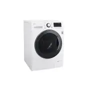 LG FH4A8FDH2N lavasciuga Libera installazione Caricamento frontale Nero, Bianco