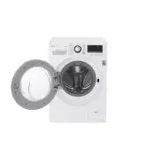 LG FH4A8FDH2N lavasciuga Libera installazione Caricamento frontale Nero, Bianco