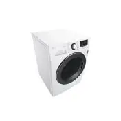 LG FH4A8FDH2N lavasciuga Libera installazione Caricamento frontale Nero, Bianco