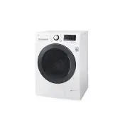 LG FH4A8FDH2N lavasciuga Libera installazione Caricamento frontale Nero, Bianco