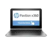HP Pavilion x360 11-k100nl Computer portatile 29,5 cm (11.6") Touch screen Intel® Pentium® 4 GB DDR3L-SDRAM 500 GB HDD Wi-Fi 5 (802.11ac) Windows 10 Home Grigio, Argento