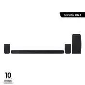 Samsung Soundbar HW-Q930D/ZF Serie Q, 17 Speaker, Wireless Dolby Atmos, Audio a 9.1.4 Canali, Q-Simphony, Alexa integrato e compatibile con Google Assistant, Titan Black