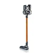 Ariete 22V Lithium 2724, Scopa Elettrica Cordless e Aspirabriciole con Motore Digitale, Alluminio, Arancio, 200 W