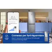 Samsung RB34C775CS9 Frigorifero Combinato EcoFlex AI 1.85m 344L