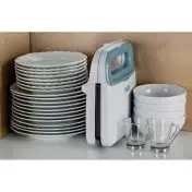 Ariete 1971 Sandwich Maker Breakfast, Piastra elettrica per toast, sandwich e panini, 750W, Piastre fisse grill, Rivestimento antiaderente, Posizione e riponimento verticale, White 1971/01