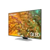 Samsung Q80D Televisione Smart TV 50 Pollici Qled Processore NQ4 AI GEN2 4K AI Upscaling Simple Chamfer Design Dolby Atmos Eclipse Silver