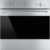 Smeg SF6341GVX Forno a Incasso 60 L A Nero, Acciaio inossidabile