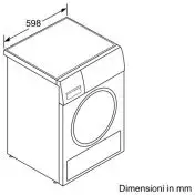 Siemens WT47W568IT asciugatrice Libera installazione Caricamento frontale 8 kg A++ Bianco