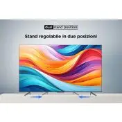 TCL 75C655 Televisione Smart TV 75 Pollici Qled 4K Serie C6 Dolby Vision Atmos Google TV Audio Onkyo