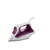 Rowenta DW1120 ferro da stiro Ferro da stiro a secco e a vapore Acciaio inossidabile 2200 W Porpora, Bianco