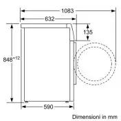 Siemens WMH4W649IT lavatrice Caricamento frontale 9 kg 1379 Giri/min Bianco